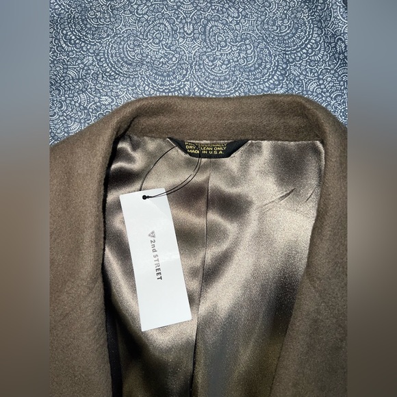 Wool Cashmere blend over coat long coat - Picture 2 of 6